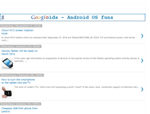 Tablet Screenshot of googloids.com